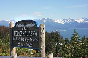 Homer Alaska overlook