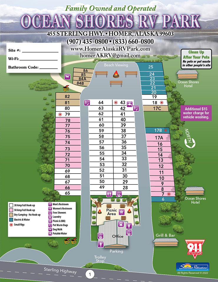 RV Park Map